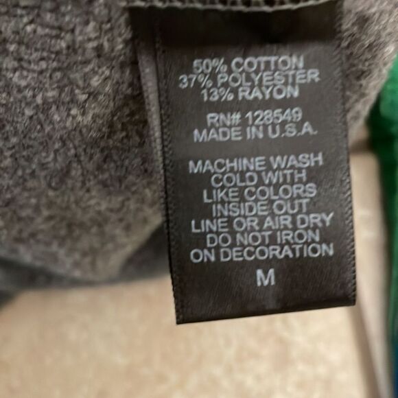 Aviator Nation Bolt Classic Crop Crew Sweatshirt - Medium - Picture 7 of 7